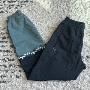 Adidas Black and Gray Track Pants Size XS